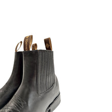 Cargar imagen en el visor de la galería, H2062 - Botín bulldog con ringle atanado negro