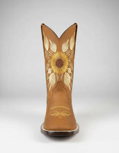 Load image into Gallery viewer, D2062 - Bota bulldog de girasoles crazy oro