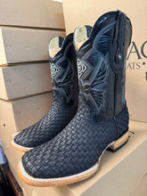 Cargar imagen en el visor de la galería, ELH1017 - Bota bulldog petatillo negro