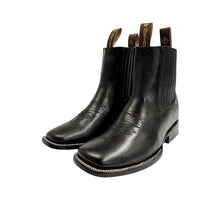 Cargar imagen en el visor de la galería, H2062 - Botín bulldog con ringle atanado negro