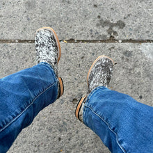 Cargar imagen en el visor de la galería, H2091 - Bota bulldog de pelo pinto negro/barza negro