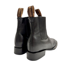 Cargar imagen en el visor de la galería, H2062 - Botín bulldog con ringle atanado negro