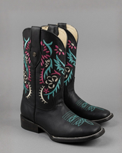 Cargar imagen en el visor de la galería, D1021 - Bota bulldog gema brasil negro