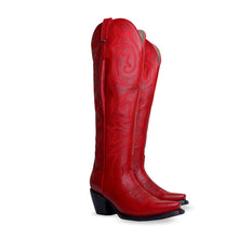 Cargar imagen en el visor de la galería, D3072 - Bota puntal alta amplia venado rojo