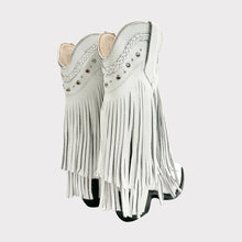 Cargar imagen en el visor de la galería, D7002 - Bota puntal de barbas grizzly blanco