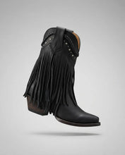 Cargar imagen en el visor de la galería, D7003* - Bota puntal de barbas crazy negro