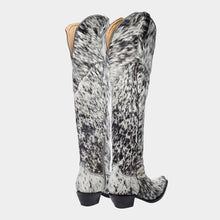 Load image into Gallery viewer, D9006 - Bota puntal canela de pelo pinto negro