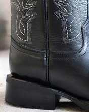 Cargar imagen en el visor de la galería, ELD1007 - Bota rodeo águila 22 suavel negro hule