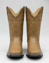 Cargar imagen en el visor de la galería, ELH1002 - Bota rodeo frontera crazy oro