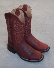 Cargar imagen en el visor de la galería, ELH1009 - Bota rodeo frontera brasil brandy