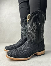 Cargar imagen en el visor de la galería, ELH1017 - Bota bulldog petatillo negro