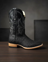 Cargar imagen en el visor de la galería, ELH1017 - Bota bulldog petatillo negro