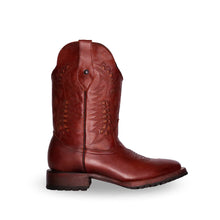 Cargar imagen en el visor de la galería, H1011 - Bota bulldog doble vida capuchino café suela media vida tachón