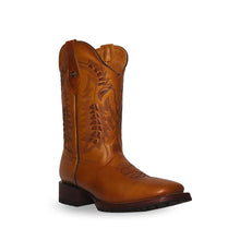 Cargar imagen en el visor de la galería, H1012 - Bota bulldog doble vida capuchino miel suela media vida tachón