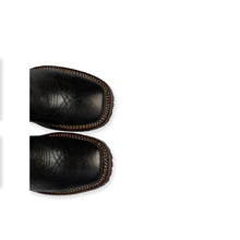 Cargar imagen en el visor de la galería, H1013 - Bota bulldog doble vida merlín negro suela media vida tachón