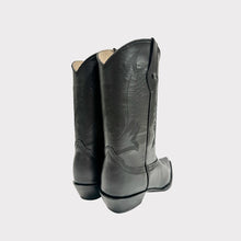 Cargar imagen en el visor de la galería, H1035 - Bota chihuahua cuero atanado negro