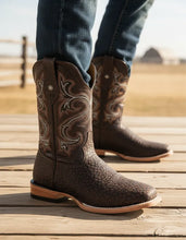 Cargar imagen en el visor de la galería, H1072 - Bota bulldog cuello toro choco/choco