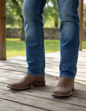 Cargar imagen en el visor de la galería, H2063 - Botín bulldog con ringle nubuck moka