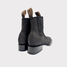 Cargar imagen en el visor de la galería, H2064 - Botín bulldog con ringle nubuck negro