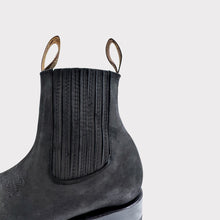 Cargar imagen en el visor de la galería, H2064 - Botín bulldog con ringle nubuck negro