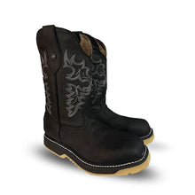 Cargar imagen en el visor de la galería, H8005 - Bota casco de acero crazy floter negro