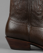 Cargar imagen en el visor de la galería, H6004 - Bota oval bordada venado choco