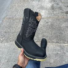Cargar imagen en el visor de la galería, H8005 - Bota casco de acero crazy floter negro