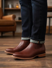 Cargar imagen en el visor de la galería, U3001 - Botín vaquero crazy bronce