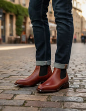 Cargar imagen en el visor de la galería, U3009 - Botín vaquero bullfy bronce/negro