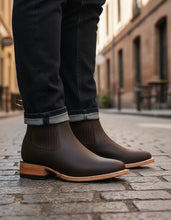 Cargar imagen en el visor de la galería, U4002 - Botín suela volada crazy choco