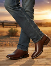 Cargar imagen en el visor de la galería, ELH1002 - Bota bulldog doble vida capuchino café