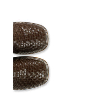 Cargar imagen en el visor de la galería, H3011 - Botín bulldog cuero petatillo café