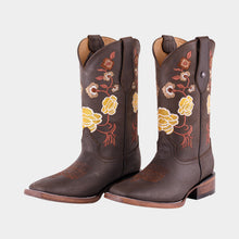 Load image into Gallery viewer, D1002 - Bota bulldog de cuero crazy choco