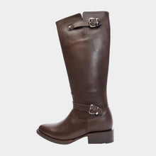 Load image into Gallery viewer, D1021 - Bota oval campera atanado café