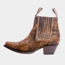 Cargar imagen en el visor de la galería, D1032 - Botín puntal de pelo atigrado