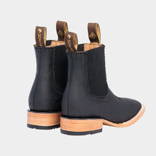 Load image into Gallery viewer, D1045 - Botín bulldog crazy negro