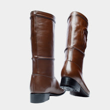 Load image into Gallery viewer, D1071 - Bota escaramuza atanado café