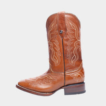 Cargar imagen en el visor de la galería, D2012 - Bota bulldog de cuero capuchino miel