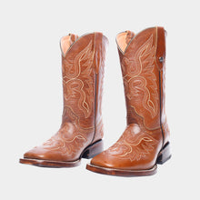 Cargar imagen en el visor de la galería, D2012 - Bota bulldog de cuero capuchino miel