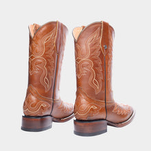 Cargar imagen en el visor de la galería, D2012 - Bota bulldog de cuero capuchino miel