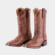 Cargar imagen en el visor de la galería, D2013 - Bota bulldog de cuero capuchino café