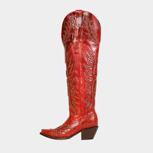 Cargar imagen en el visor de la galería, D3084 - Bota puntal alta águila desierto rojo