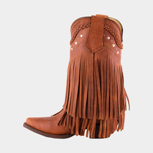 Cargar imagen en el visor de la galería, ELD1002 - Bota puntal de barbas crazy bronce