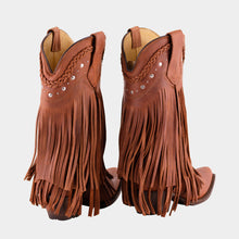 Cargar imagen en el visor de la galería, ELD1002 - Bota puntal de barbas crazy bronce