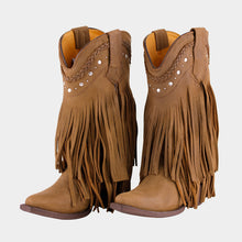 Cargar imagen en el visor de la galería, D7005 - Bota puntal de barbas floter canela