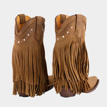 Cargar imagen en el visor de la galería, D7005 - Bota puntal de barbas floter canela