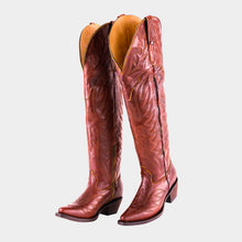 Cargar imagen en el visor de la galería, D9001 - Bota puntal canela merlín café