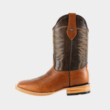 Cargar imagen en el visor de la galería, H1003 - Bota bulldog de cuero bullfy bronce/café