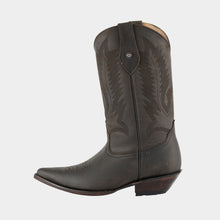 Cargar imagen en el visor de la galería, H1031 - Bota chihuahua de cuero crazy choco