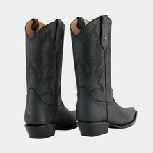 Cargar imagen en el visor de la galería, H1032 - Bota chihuahua cuero crazy negro